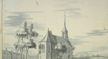 De oorspronkelijke kerk voor 1700.